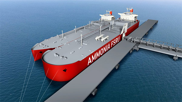 MOL Obtains AiP for Ammonia FSRU Design